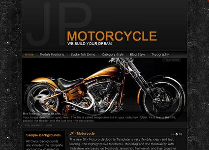 JP Motorcyle - шаблон Joomla!